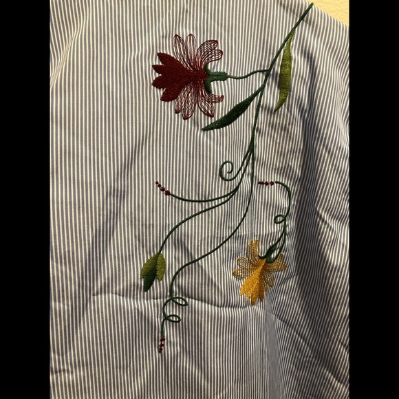 Zara Woman Embroidered Shirt - Picture 15 of 16